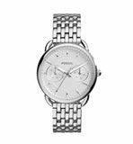 Buy Shop Fossil Tailor Silver Dial Silver Steel Strap Watch for Women - ES3712 USA Online