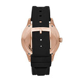 Buy Shop Michael Kors Runway Quartz Black Dial Black Silicone Strap Watch For Women - MK6852 USA Online
