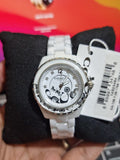 Coach Preston White Dial White Steel Strap Watch for Women - 14503464