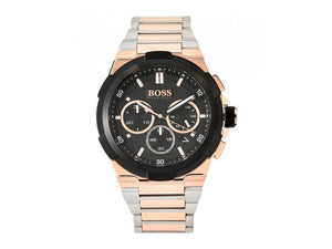 Buy Shop Hugo Boss Supernova Black Dial Two Tone Steel Strap Watch for Men - 1513358 USA Online