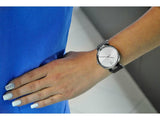 Buy Shop Calvin Klein Sight Silver Dial Black Leather Strap Watch for Men - K1S21120 USA Online