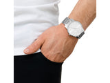 Buy Shop Calvin Klein City Silver Dial Silver Steel Strap Watch for Men - K2G21126 USA Online