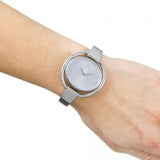 Buy Shop Calvin Klein Impetuous Silver Dial Silver Steel Strap Watch for Women - K4F2N116 USA Online