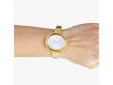 Buy Shop Calvin Klein Impetuous White Dial Gold Steel Strap Watch for Women - K4F2N516 USA Online