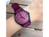 Buy Shop Calvin Klein Tone Maroon Dial Maroon NATO Strap Watch for Men - K7K514UP USA Online