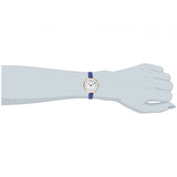 Buy Shop Marc Jacobs Sally White Dial Blue Leather Strap Watch for Women - MBM1354 USA Online