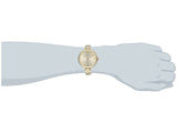 Buy Shop Marc Jacobs Baker White Dial Gold Steel Strap Watch for Women - MBM3243 USA Online