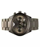 Buy Shop Emporio Armani Sportivo Chronograph Brown Dial Brown Steel Strap Watch For Men - AR5950 USA Online