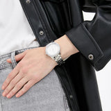 Buy Shop Fossil Stella Sport Multifunction Silver Dial Silver Steel Strap Watch for Women - ES5108 USA Online