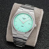 Buy Shop Tissot PRX Quartz Light Green Dial Silver Steel Strap Watch for Men - T137.410.11.091.01 USA Online