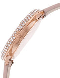 Buy Shop Swarovski Crystal Frost White Dial Pink Leather Strap Watch for Women - 5519223 USA Online