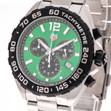 Buy Shop Tag Heuer Formula 1 Chronograph Green Dial Silver Steel Strap Watch for Men - CAZ101AP.BA0842 USA Online