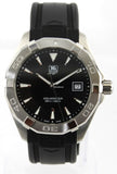 Buy Shop Tag Heuer Aquaracer Quartz Black Dial Black Rubber Strap Watch for Men - WAY1110.FT8021 USA Online