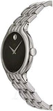 Buy Shop Movado Classic Quartz Black Dial Silver Steel Strap Watch for Men - 0606337 USA Online