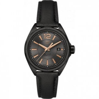 Buy Shop Tag Heuer Formula 1 Quartz Black Dial Black Leather Strap Watch for Women - WBJ1414.FC8234 USA Online