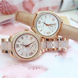 Buy Shop Michael Kors Bryn Rose Gold Dial Two Tone Steel Strap Watch for Women - MK6135 USA Online