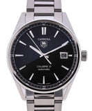 Buy Shop Tag Heuer Carrera Automatic Black Dial Silver Steel Strap Watch for Men - WAR211A.BA0782 USA Online