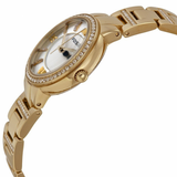 Buy Shop Fossil Virginia White Dial Gold Steel Strap Watch for Women - ES3283 USA Online