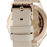 Buy Shop Swarovski Octea Nova Grey Dial Grey Leather Strap Watch for Women - 5295326 USA Online