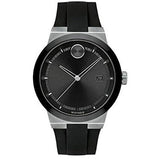 Buy Shop Movado Bold Fusion Black Dial Black Silicone Strap Watch for Men - 3600624 USA Online