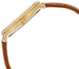 Buy Shop Michael Kors Jaryn Quartz Gold Dial Brown Leather Strap Watch For Women - MK2496 USA Online