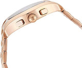 Emporio Armani Valente Chronograph Rose Gold Dial Rose Gold Steel Strap Watch For Men - AR0365