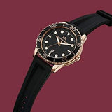 Buy Shop Michael Kors Runway Quartz Black Dial Black Silicone Strap Watch For Women - MK6852 USA Online