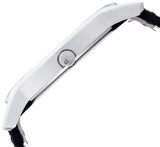 Buy Shop Calvin Klein City Date Silver Dial Black Leather Strap Watch for Men - K2G2G1C6 USA Online