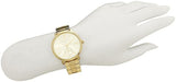 Buy Shop Michael Kors Jaryn Analog Quartz Gold Dial Gold Steel Strap Watch For Women - MK3500 USA Online