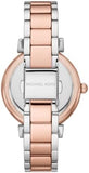 Buy Shop Michael Kors Abbey Three-Hand White Dial Two Tone Steel Strap Watch for Women - MK4616 USA Online