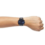 Buy Shop Hugo Boss Architectural Blue Dial Grey Steel Strap Watch for Men - 1513574 USA Online