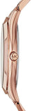 Buy Shop Michael Kors Jaryn Quartz Rose Gold Dial Rose Gold Steel Strap Watch For Women - MK3501 USA Online