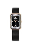 Buy Shop Swarovski Uptown Black Dial Black Leather Strap Watch for Women - 5547710 USA Online