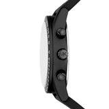 Buy Shop Michael Kors Accelerator Chronograph Black Dial Black Nylon Strap Watch for Men - MK9143 USA Online