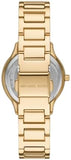 Buy Shop Michael Kors Sage Analog White Dial Gold Steel Strap Watch for Women - MK4822 USA Online