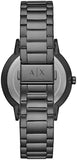 Armani Exchange Cayde Analog Grey Dial Grey Steel Strap Watch For Men - AX2722