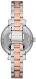 Buy Shop Michael Kors Sofie Crystals Glitz Rose Gold Dial Two Tone Steel Strap Watch For Women - MK4446 USA Online