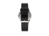 Buy Shop Calvin Klein Minimal Silver Dial Black Leather Strap Watch for Men - K3M221CY USA Online