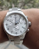 Buy Shop Tissot Chrono XL Classic Silver Dial Silver Steel Strap Watch For Men - T116.617.11.037.00 USA Online