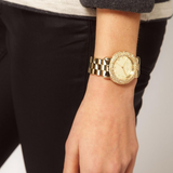 Buy Shop Marc Jacobs Marci Gold Dial Gold Steel Strap Watch for Women - MBM3191 USA Online