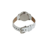 Marc Jacobs Blade White Dial White Leather Strap Watch for Women - MBM1097