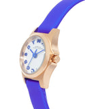Buy Shop Marc Jacobs Henry White Dial Blue Leather Strap Watch for Women - MBM1238 USA Online