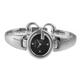 Buy Shop Gucci Guccisima Quartz Black Dial Silver Steel Strap Watch For Women - YA134501 USA Online