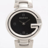Buy Shop Gucci Guccisima Quartz Black Dial Silver Steel Strap Watch For Women - YA134501 USA Online