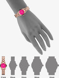 Buy Shop Marc Jacobs Henry Dinky Pink Dial Rose Gold Steel Strap Watch for Women - MBM3203 USA Online