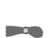 Marc Jacobs Fergus Silver Dial Black Leather Strap Watch for Men - MBM5081