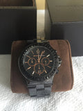 Buy Shop Michael Kors Ryker Chronograph Black Dial Black Steel Strap Watch For Men - MK8529 USA Online