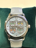 Buy Shop Gucci G Timeless Quartz Mother of Pearl Dial Blue Leather Strap Watch For Women - YA1264124 USA Online