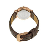 Buy Shop Daniel Wellington Classy York White Dial Brown Leather Strap Watch For Women - DW00100061 USA Online