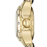 Buy Shop Marc Jacobs Blade Black Dial Black Leather Strap Watch for Women - MBM1345 USA Online